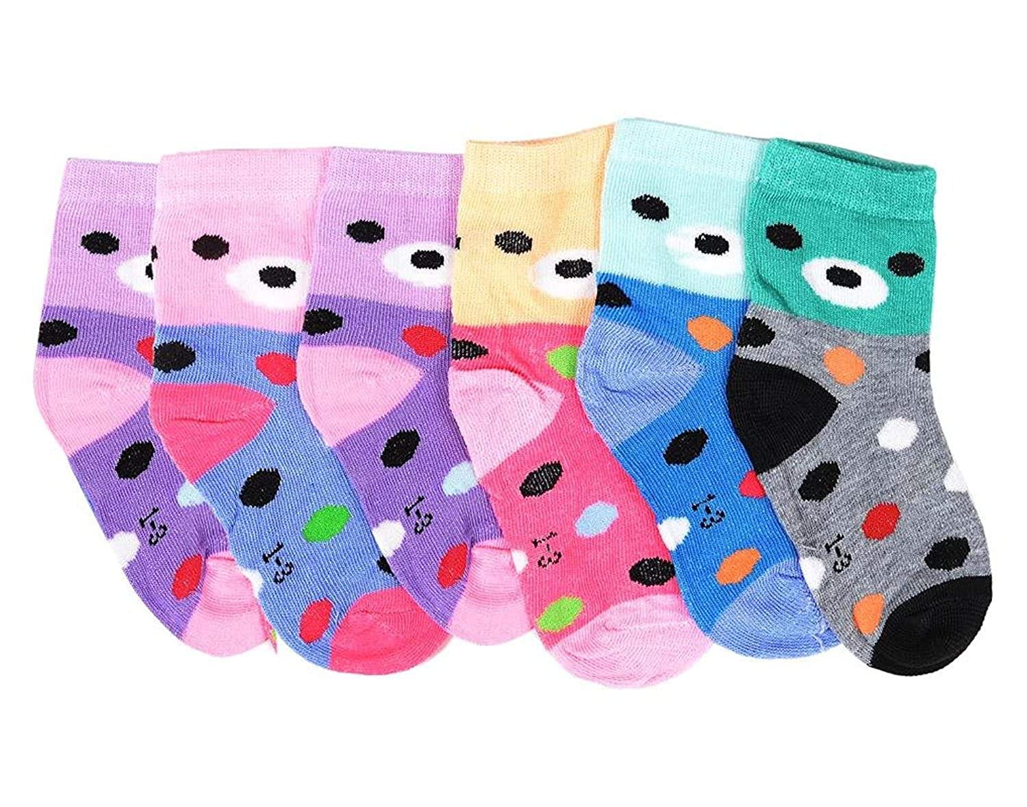 Devil Prime Unisex Kids Cotton Socks (Pack Of 6)-image-35