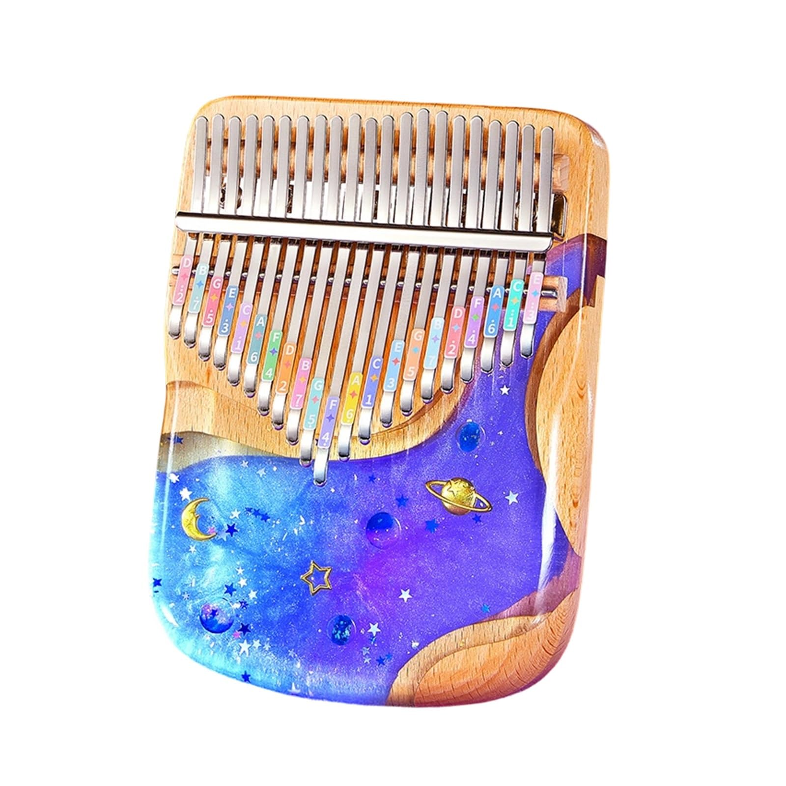 Profesjonalna Kalimba 17 21-tonowy Akrylowy Przezroczysty Instrument Palcowy Kalimba(21 tone 2)