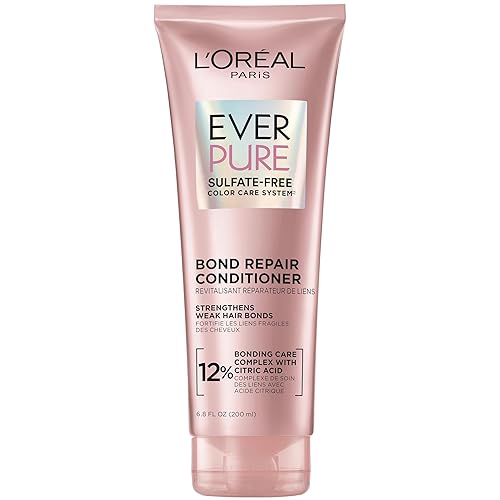LOreal Paris EverPure - Acondicionador fortalecedor refuerza el cabello débil vegano 68 onzas líquidas