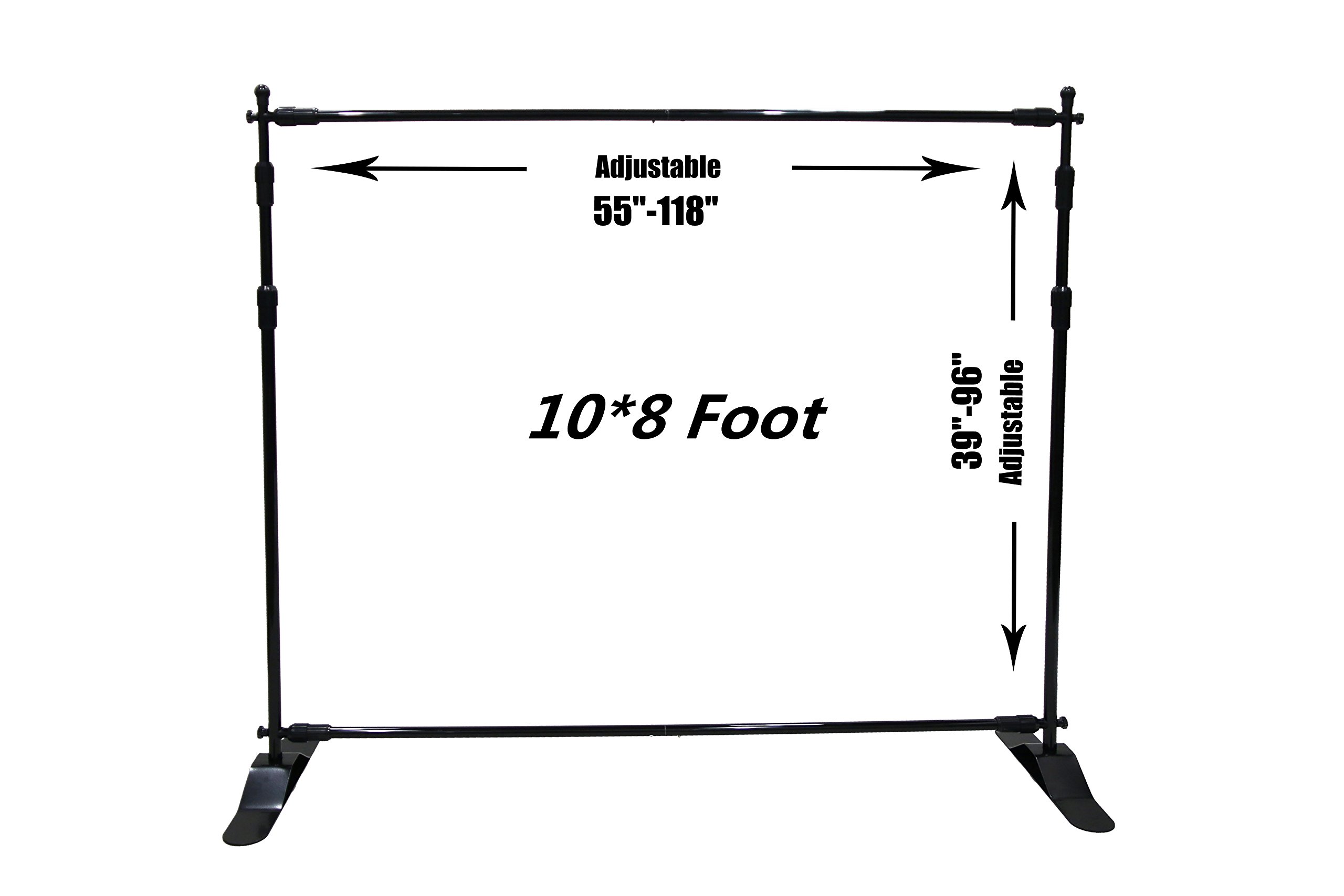 Buy Displayfactory USA 8 X 10 Ft Backdrop Banner Stand Adjustable