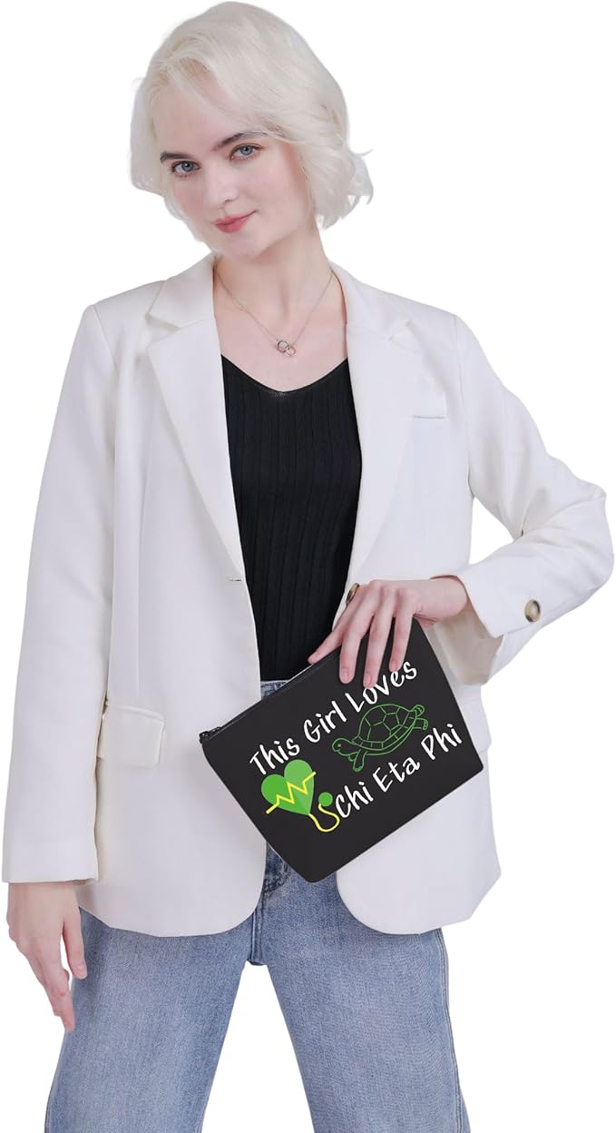 March Nails & Chi Eta Phi Sorority Gift Ideas: Cute Travel Makeup Bag