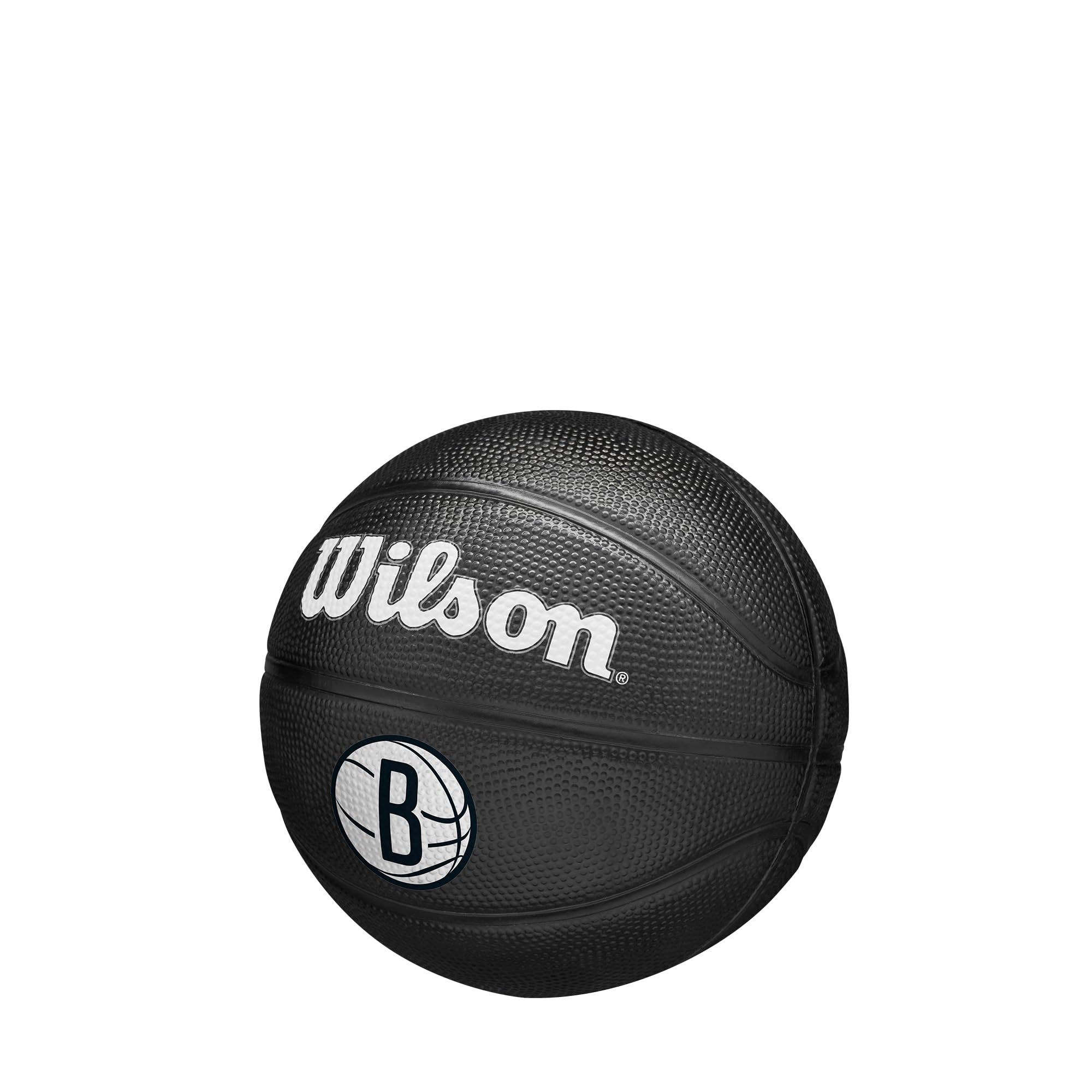 WILSON NBA Team Tribute Mini Ballon de Basket Taille 3 Noir Brooklyn Nets