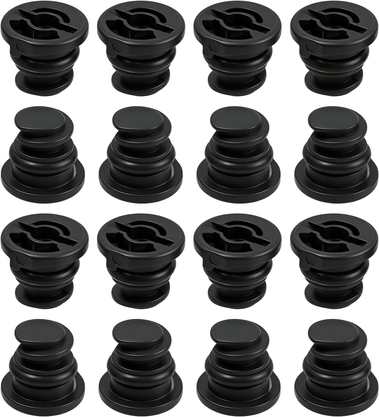 16 Pack Oil Drain Plug, Plastic Oil Pan Drain Plug with Rubber Washer, Automotive Replacement Engine Drain Plugs for Audi Volkswagen A1 A3 A4 A5 A7 Q5 Golf 06L103801