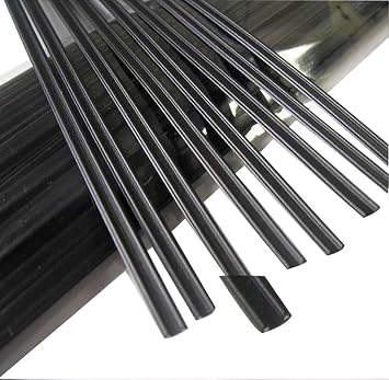Weststone 100pcs Heavy Duty 11" Double Wire Plastic Twist Ties - Wire Gauge #23