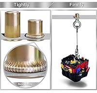 Vista 3 de Juego de tuercas de remache de 157 piezas, kit de tuercas remachadas, surtido Nutsert de acero al carbono roscado