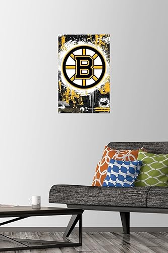 Miniatura 8 de Trends International NHL Boston Bruins - Póster de pared con el logotipo Maximalist 23, 22.37 x 34.00 pulgadas, paquete de póster y alfiler premium