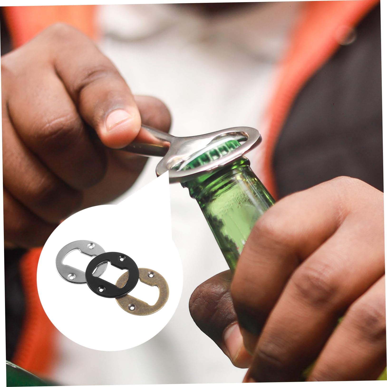 SOIMISS Juego De 5 Abridores De Botellas De Acero Inoxidable Dispensador De Jabón Soporte De Esponja Abrelatas Eléctrico Abridor De Cerveza Llavero Abridor De Latas Eléctrico