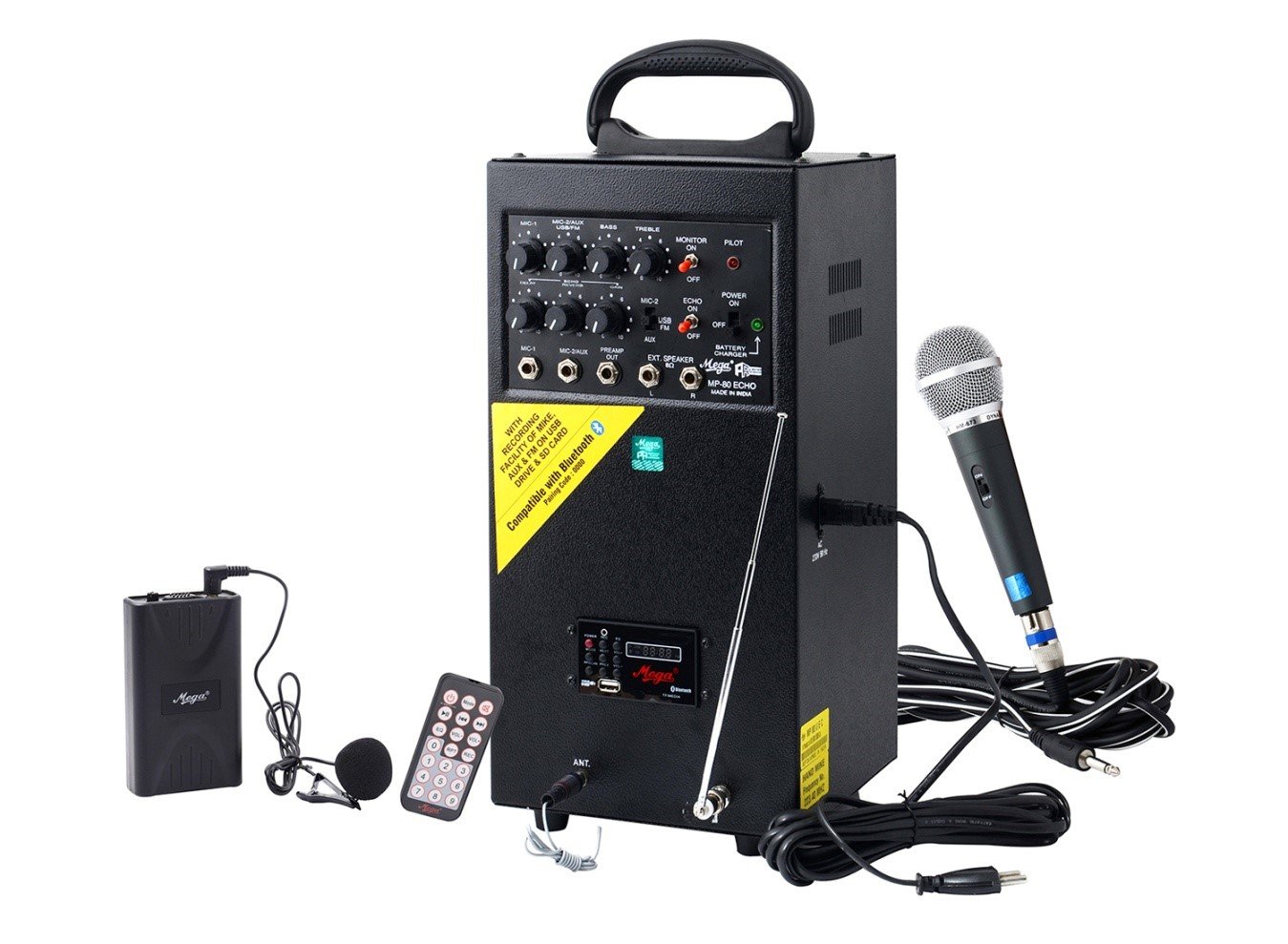 Mega MP-80USB-ECHO-LCL Portable PA Speaker