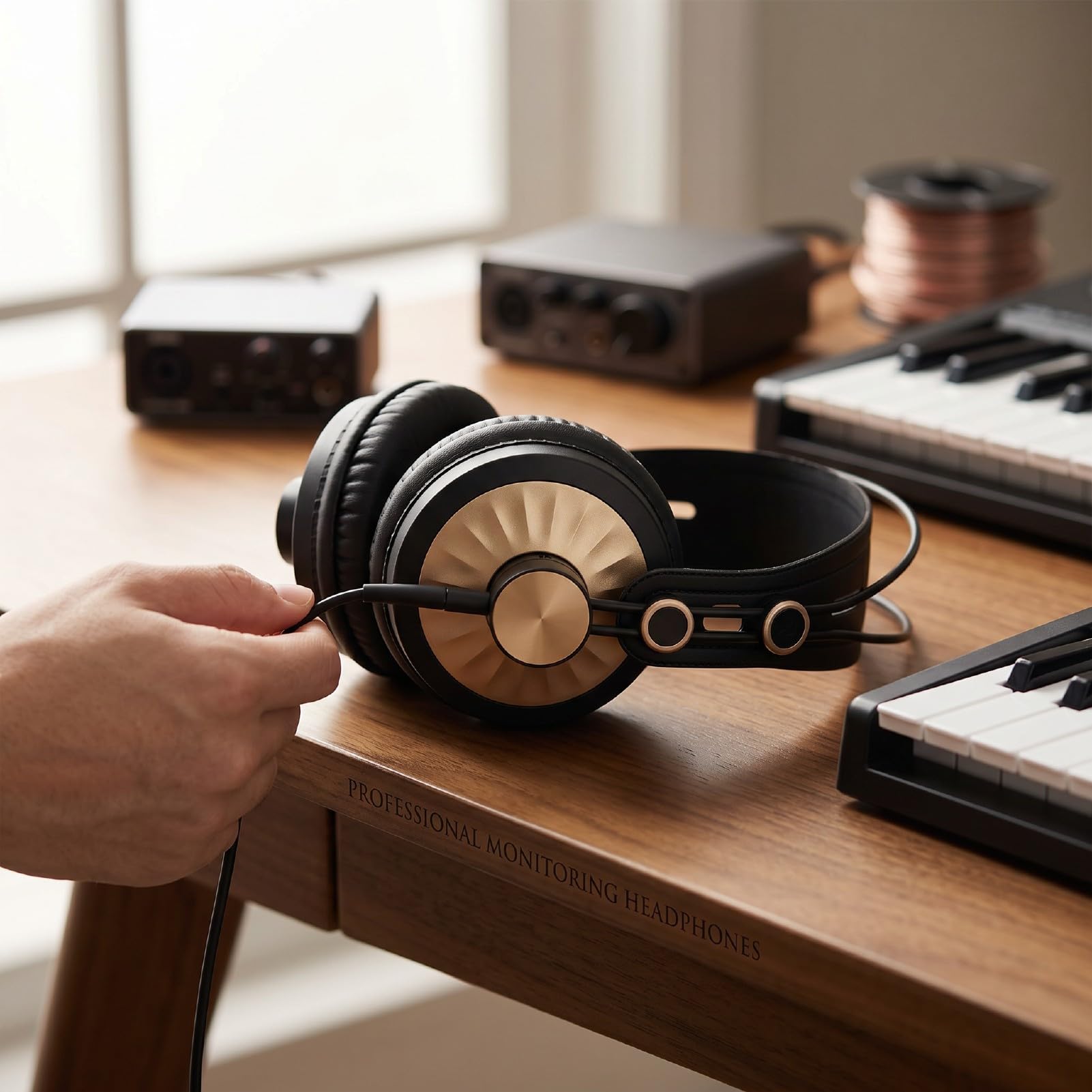 Cuffie da Gioco Cablate, Cuffie Stereo HiFi con Driver da 50 Mm Sopra L'orecchio con Morbidi Cuscinetti Auricolari e Archetto Regolabile per PC Gaming Music Studio