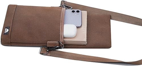 Miniatura 8 de Croogo Bolso bandolera casual para mujer, bolso de mensajero lateral antirrobo, bolso bandolera de moda para hombre, bolsa de viaje