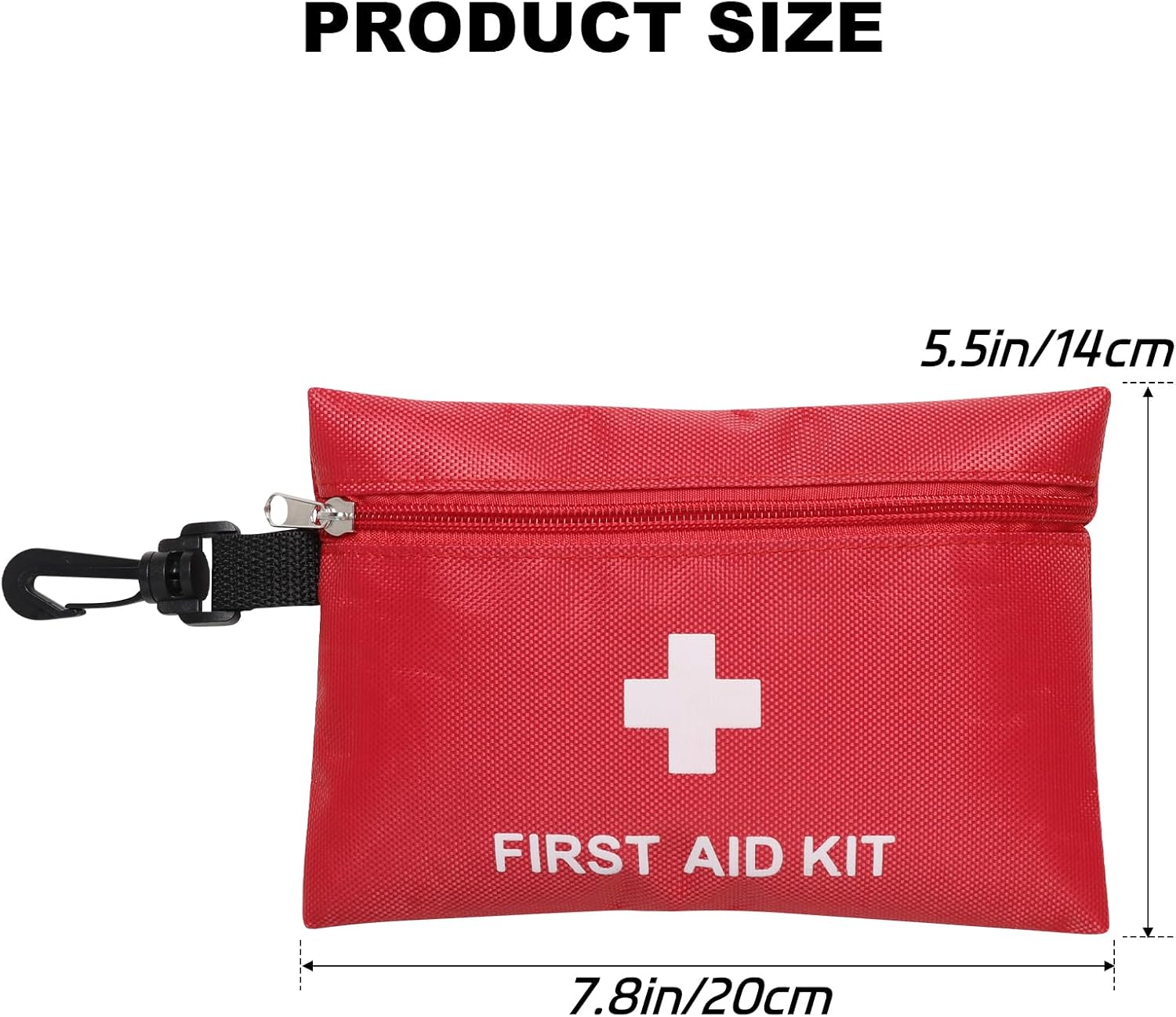 12pcs Mini First Aid Kit Empty Bag with Hooks(Bag Only) image 2