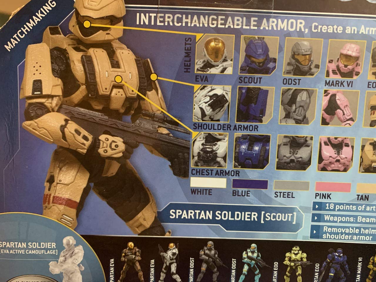 Amazon.com: McFarlane Toys Halo 3 Series 2 Tan Spartan