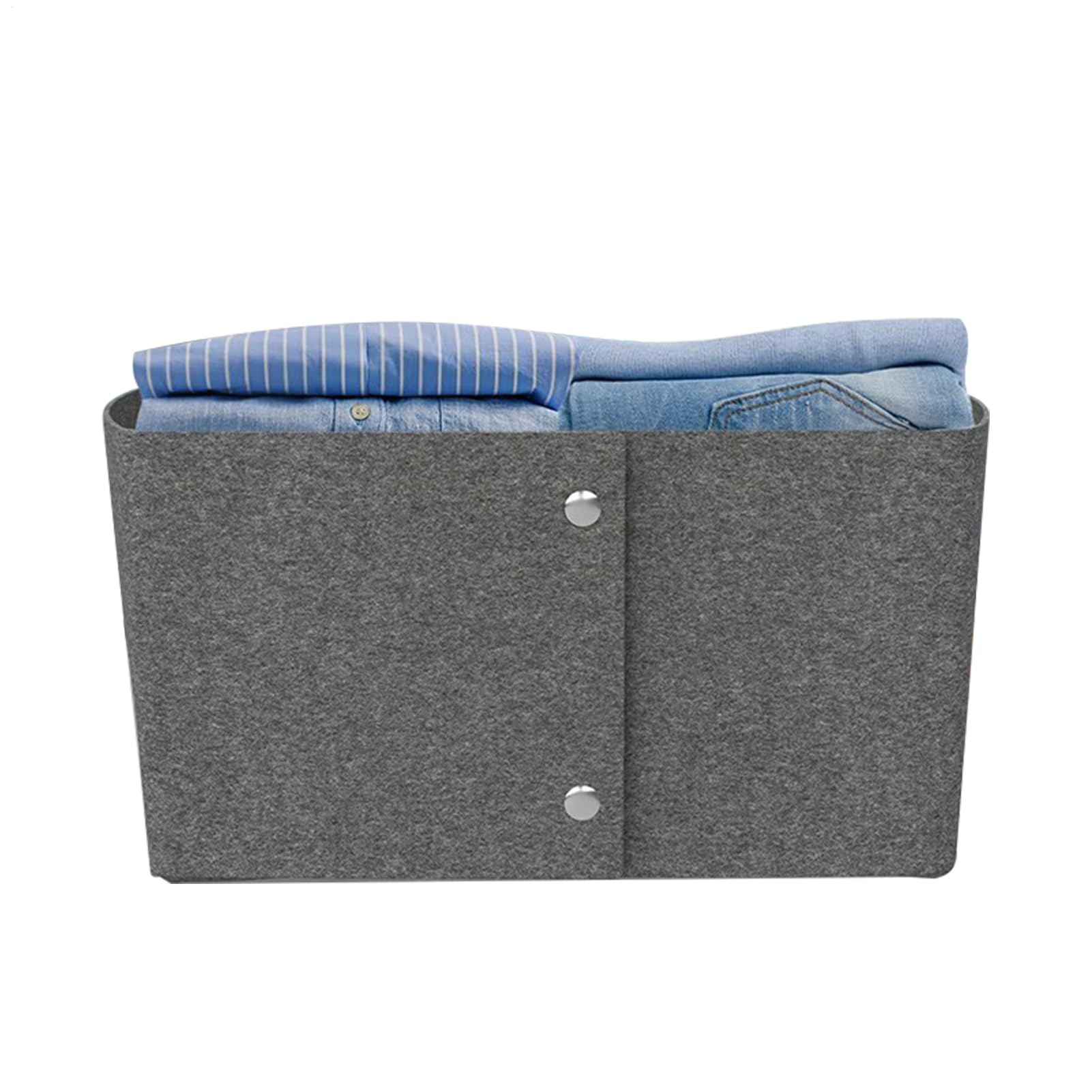 Shelf Baskets - Space-Saving Foldable Felt Fabric Box | Toy Baskets Storage Kids,for Dog Toys Snacks Remote Control Books Towels