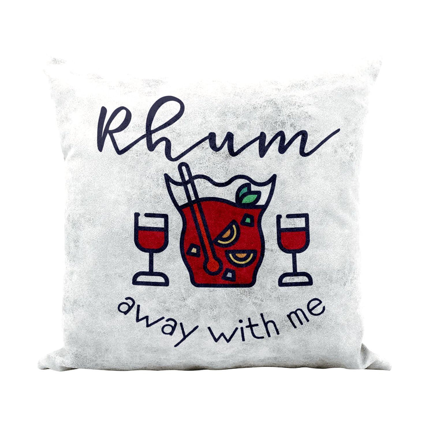 Coussin similicuir blanc idéal pour animer vos apéros entre amis