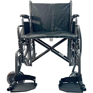 Dalton 26" Bariatric Extra Wide Wheelchair with Detachable Desk arms,Weight Limit 500 lbs