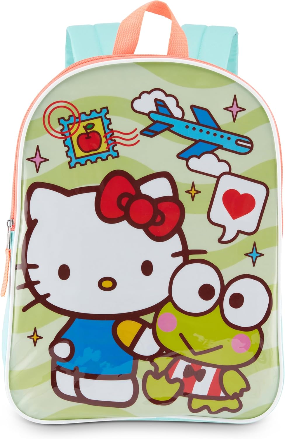Fast Forward Hello Kitty Toddler Girl Backpack for Kids - Toddler Back Pack with Padded Straps & Zip Compartment Little Kids Back pack - Comfy Bagpack for Preschool Kid - 15"