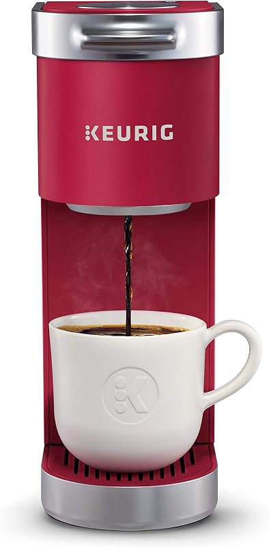 Keurig K-Mini Plus Maker Single Serve K-Cup Pod Coffee Brewer (Renewed) | 6 to 12 Oz. Brew Size, Storage, Travel Mug Friendly