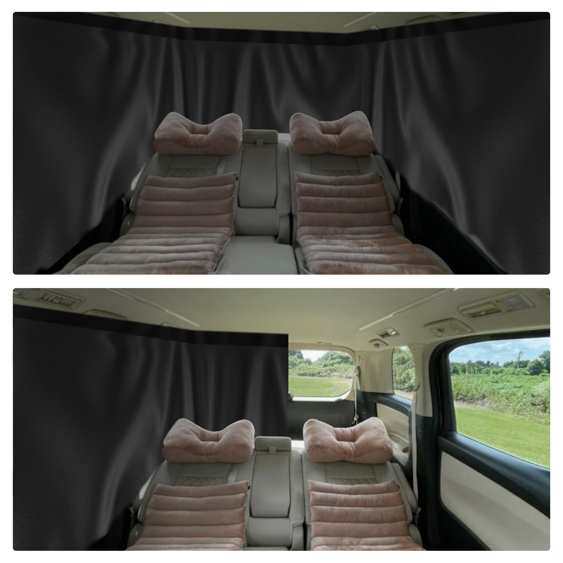 Amazon | COBIVI 車用カーテン マグネット 遮光カーテン 車 トラック 