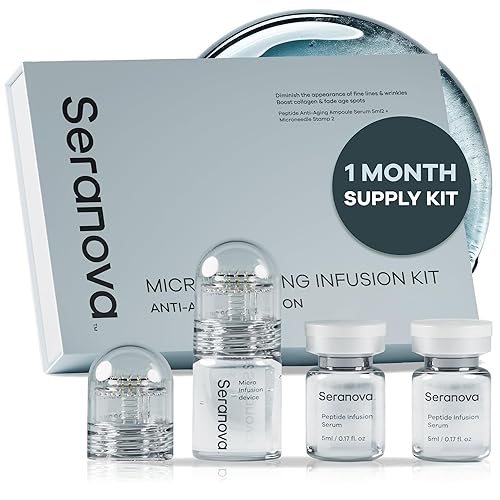 Seranova Micro Infusion for Skin Care, Facial Moisturizing Essence, Serum Smooth Skin Facial Serum for All Skin Types, 1-Month Supply - 1-Month Supply