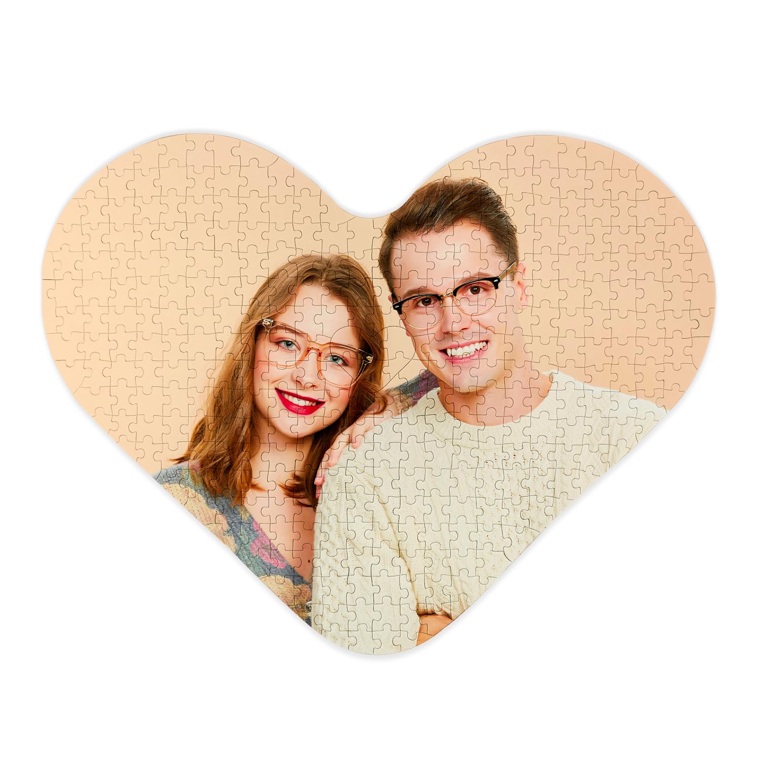 Custom Jigsaw Puzzle 344 Pieces(38x49cm), Personalised Wooden Puzzles with Your Own Photos, Gifts for Dog, Cat, Kids, Family, Wedding, Graduation