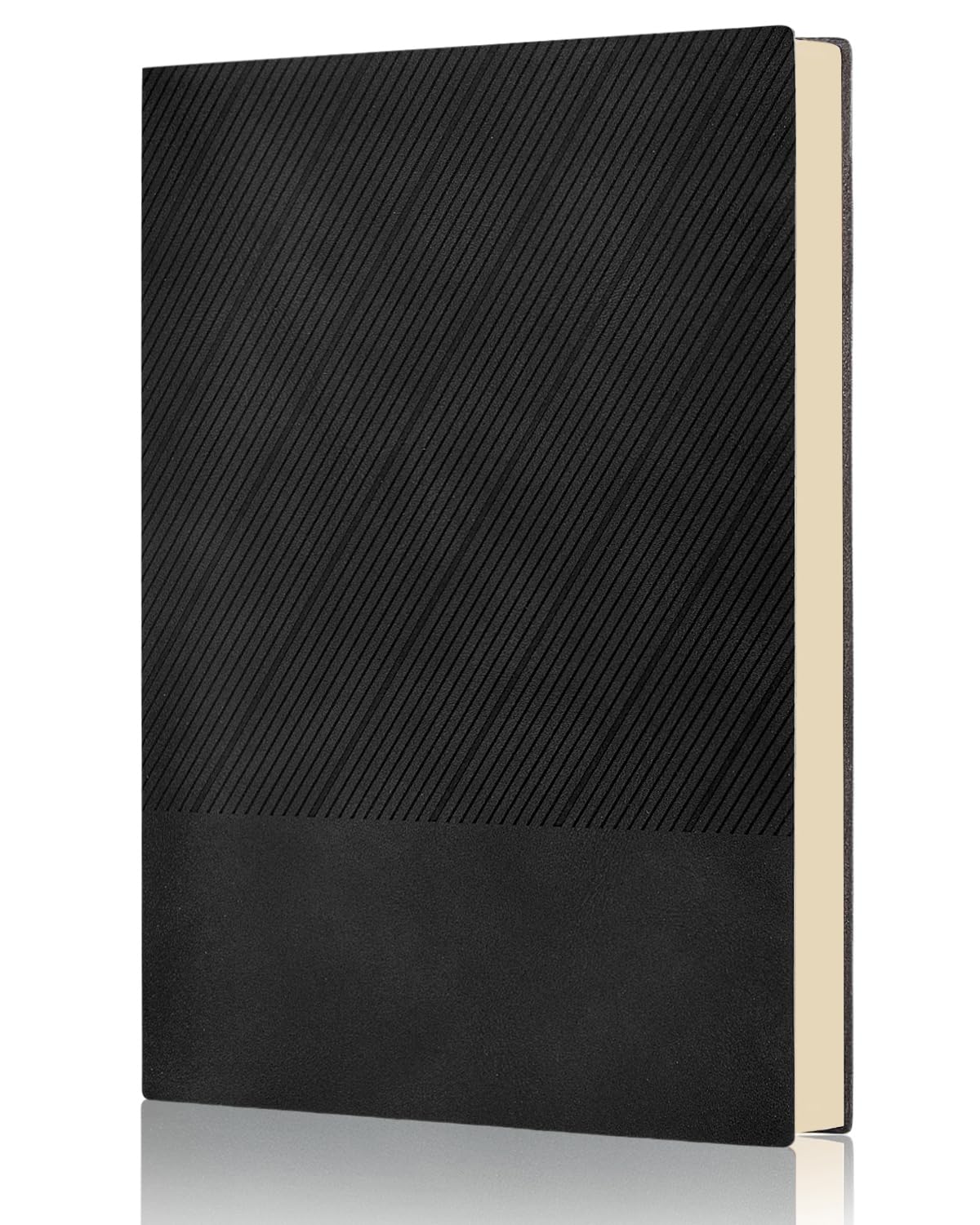 HULIPARK Lined Journal Notebook for Women Men, 240 Pages A5 Vegan Leather Journals for Writing Note Taking, College Ruled Journaling Notebooks for