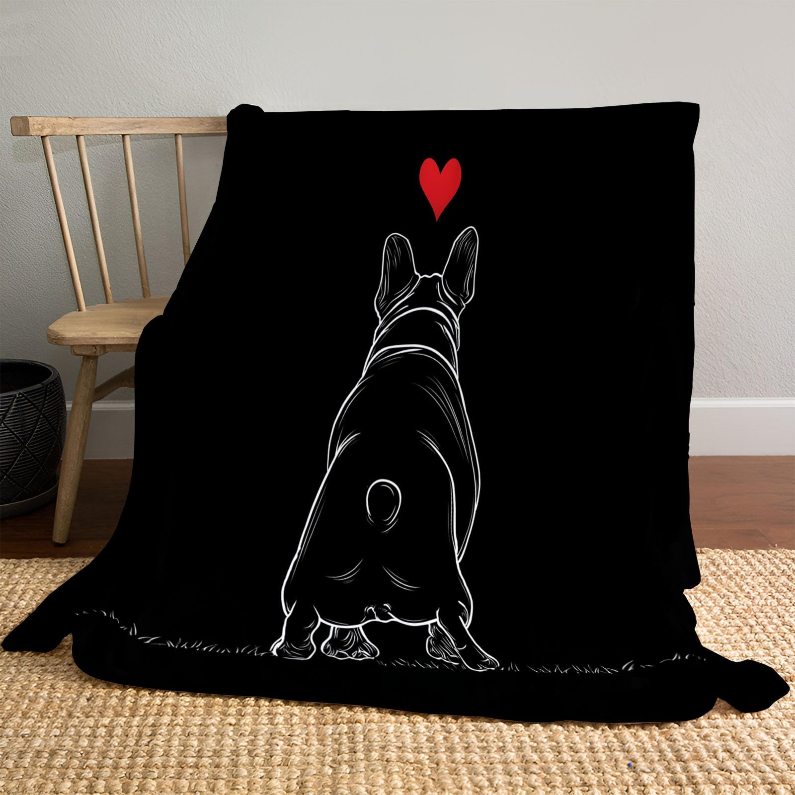 Couverture Bouledogue pour des soirées cocooning chaleureuses au salon