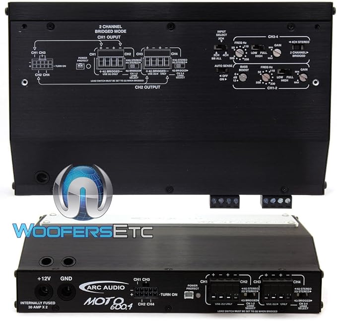 Arc Audio MPAK12 Kit de Audio para Moto con Altavoces y Amplificador miniatura 4