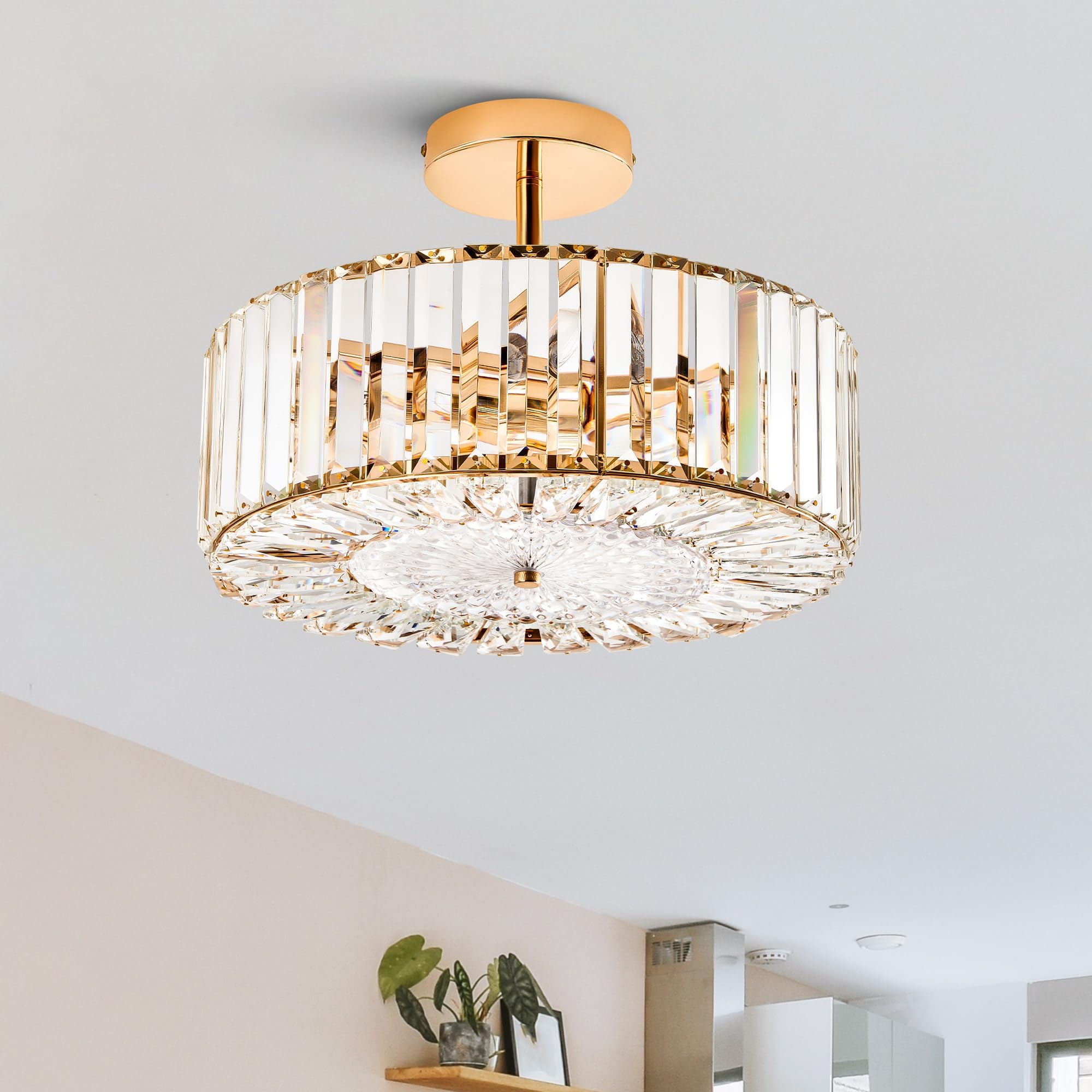 VONLUCE Crystal Light Fixture