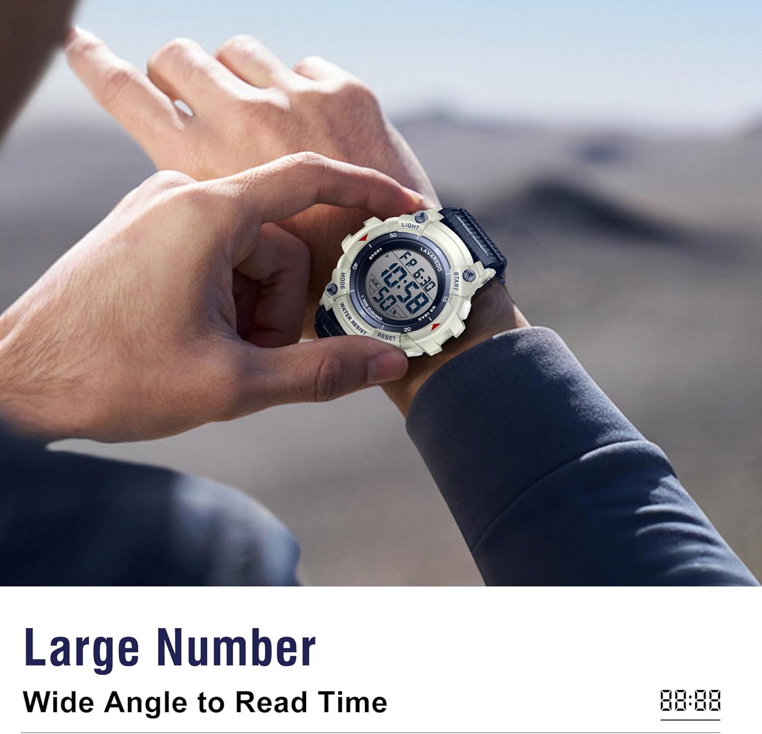 Men's Digital Watch Sports Outdoor Waterproof Watches for Men with LED Backlight Alarm Stopwatch Mens Watches Digital Chronograph Military Date - Image 7