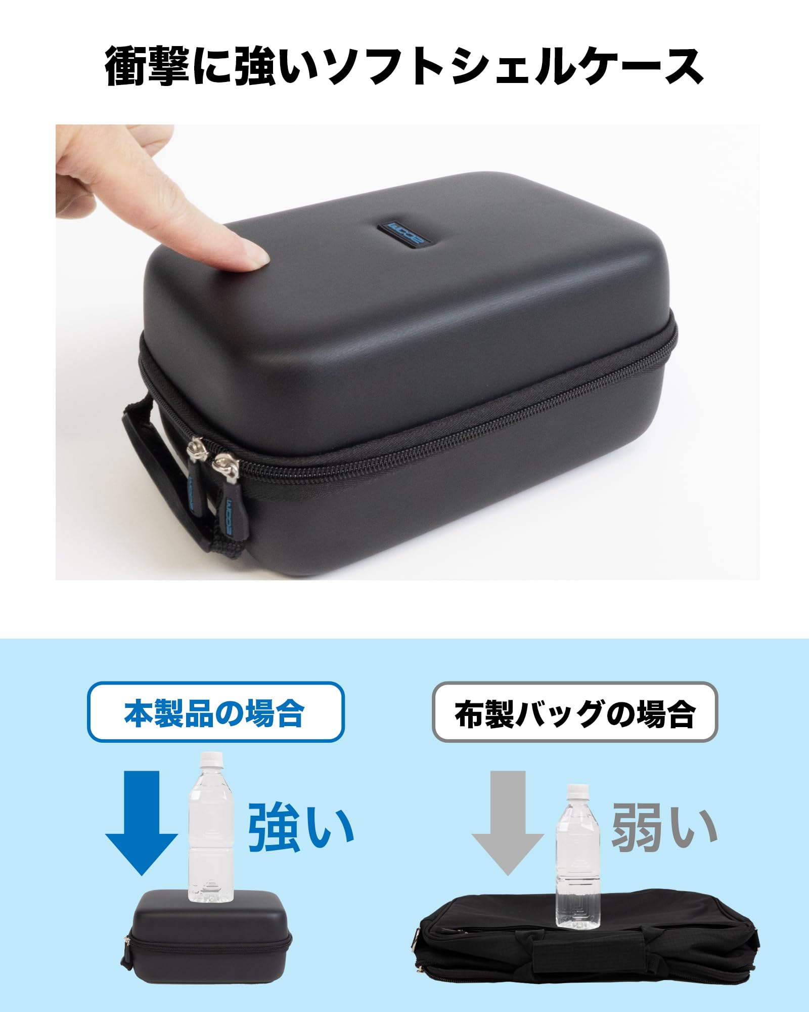 Amazon | ZOOM ズーム ガジェットポーチ【ハンドル付】セミハード