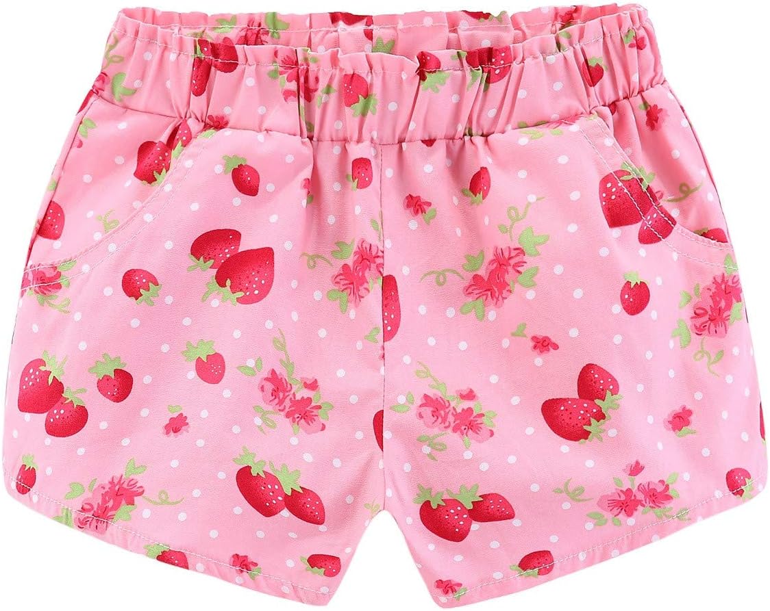 Mud Kingdom Strawberry Girls Outfits Summer Holiday Cute Backless