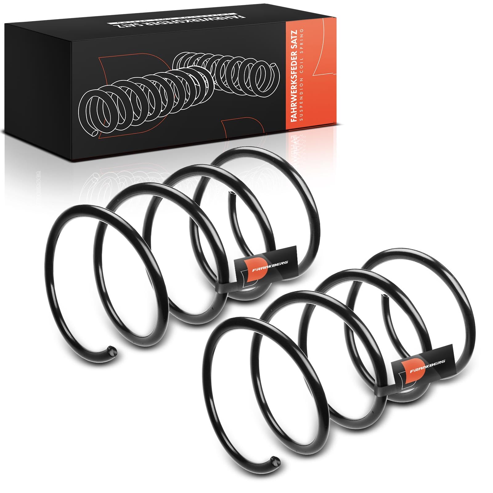 Frankberg 2 ressorts de suspension pour essieu avant 2033214904 | Compatible avec: Classe C, modèle T S203, Classe CLC CL203, CLK C209, Coupé Classe C CL203, Classe C W203