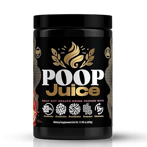 Poop Juice 5-in-1 Daily Fiber Supplement Powder - Bloat &