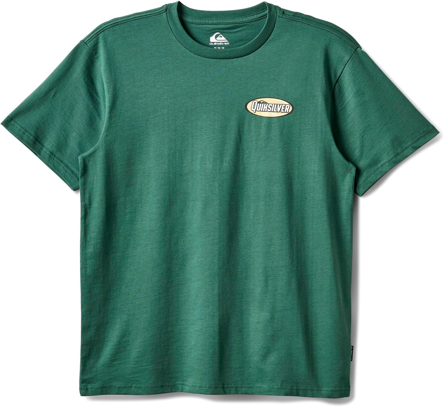 Quiksilver - Mens Crescent Speed Mt0 Short Sleeve Graphic T-Shirt, Color Trekking Green, Size: Medium