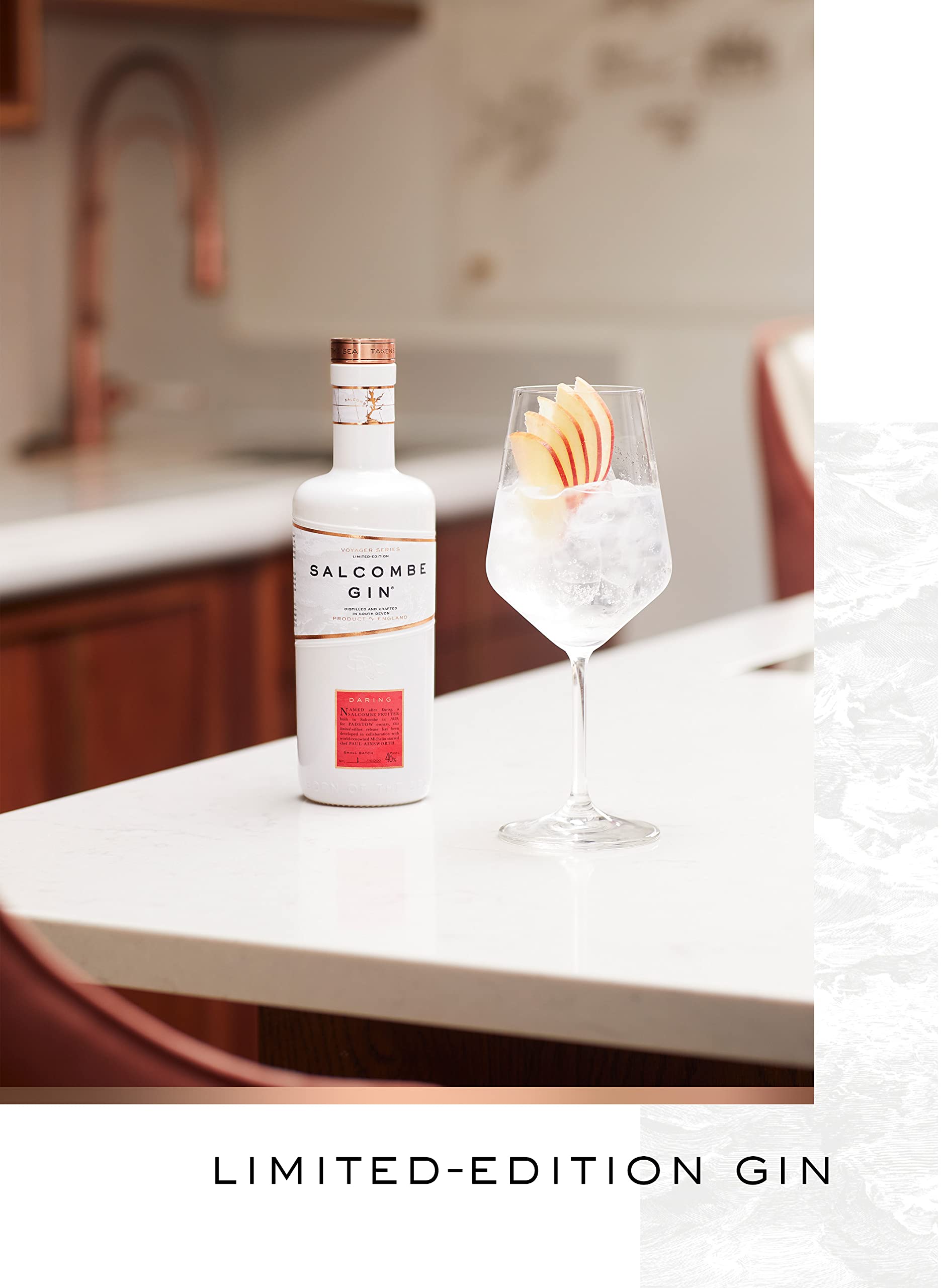 Salcombe Gin Voyager Series Daring, Premium-Gin, Limited Edition, 0,5 L, 46% Vol.