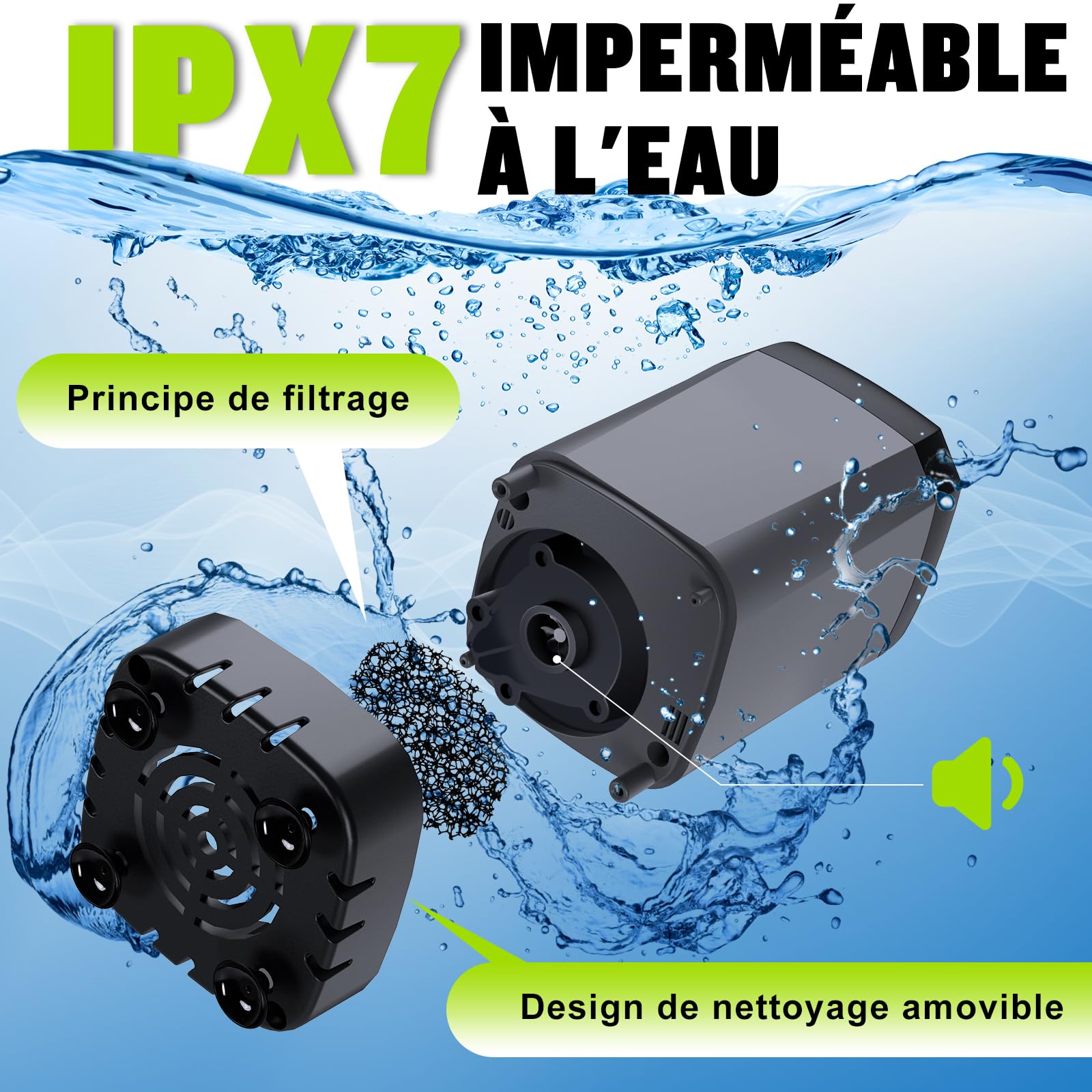 Spopal Kit Douche de Camping, Douche Portable,Pompe de Douche Électrique Rechargeable,Imperméable, avec Afficheur Intelligent et Pomme de Douche 4 Modes pour Extérieure,Camping,Randonnée