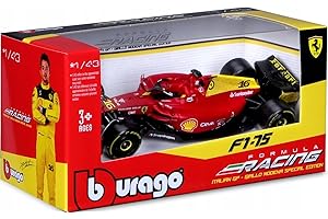 1:43 Scale F1-75 #16 Charles Leclerc Formula One Diecast Model Car