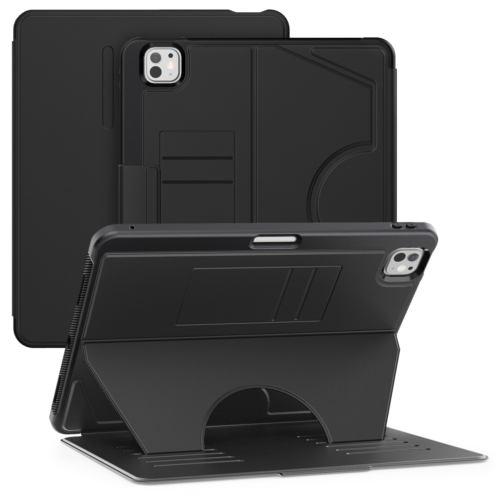 ProElite Case Cover for iPad Pro 13 2024 M4, Smart Magnetic Shockproof Protective Case for Apple iPad Pro 13 2024 M4 5 Stable Stands with Pencil Holder, Black (B0DCGC1GVD) Amazon Price History, Amazon Price Tracker