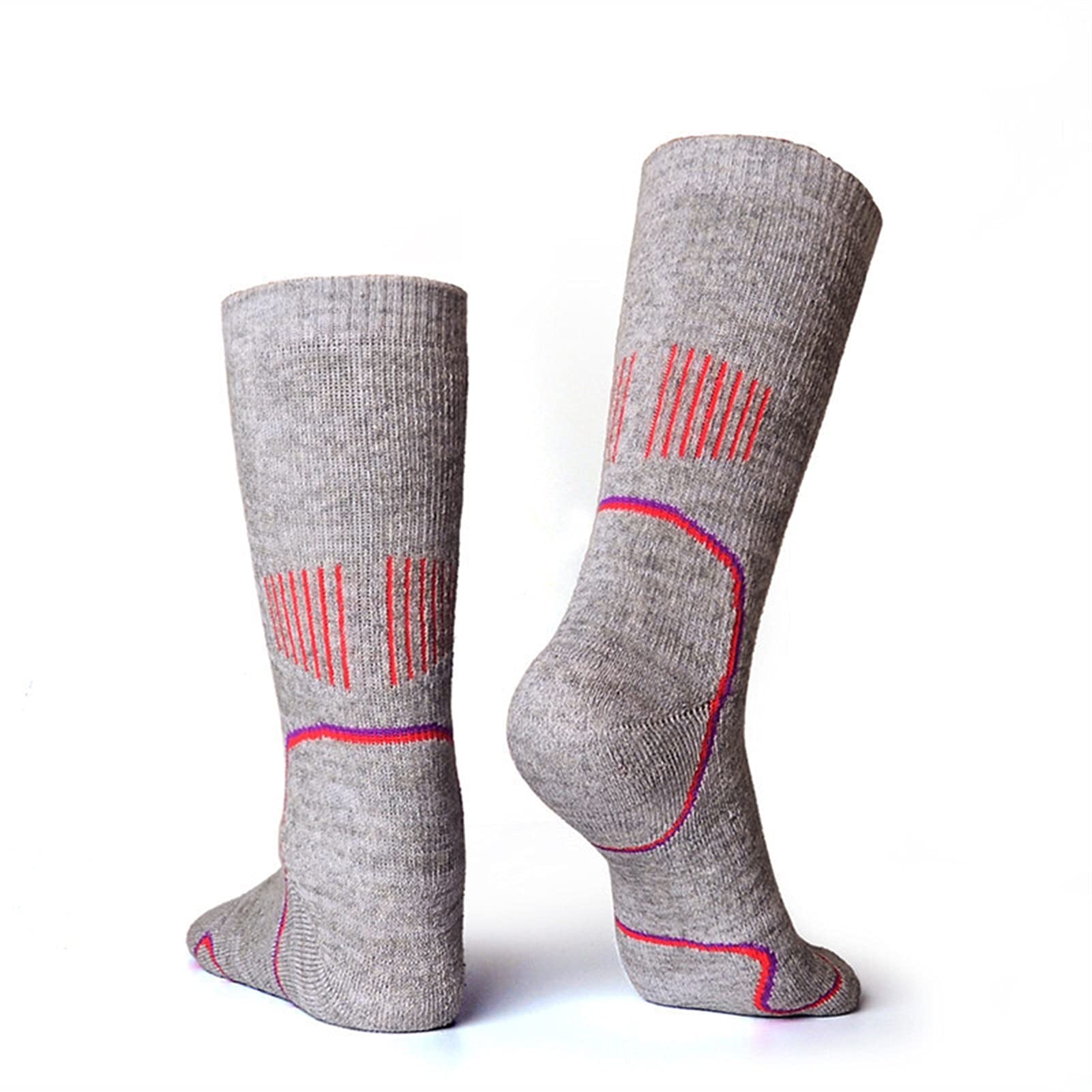 Winter Femmes Chaussettes de Ski de Coton Snowboard Épaisseur Randonnée Sports Chaussettes d'humidité Absorption High Elastique Chaussette Thermique élastique Chaussettes de Cyclisme