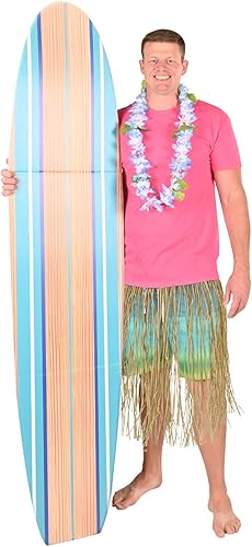 Miniatura 6 de Falda de rafia para hula, talla King, natural, accesorio de fiesta, 1 unidadpaquete