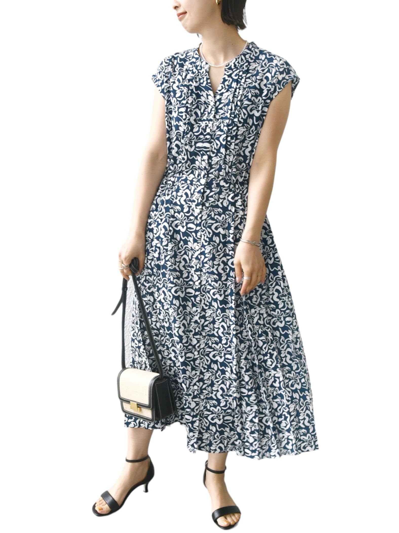 Amazon.co.jp: [シップス フォー ウィメン] ワンピース WEB先行 WEB