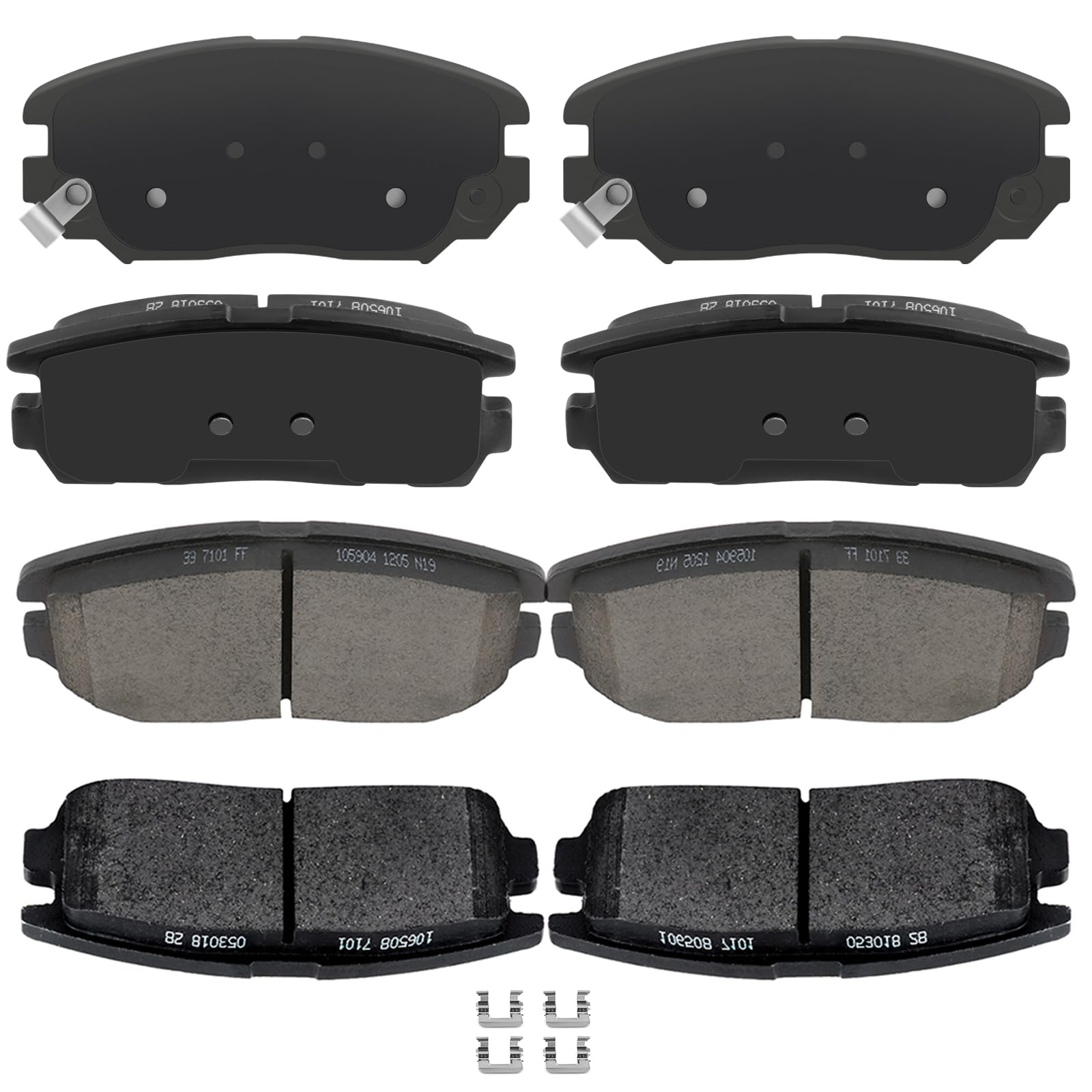 AUTOMUTO D1125 D1275 Brake Pads Kit Set For Chevrolet For Equinox 2010-2017