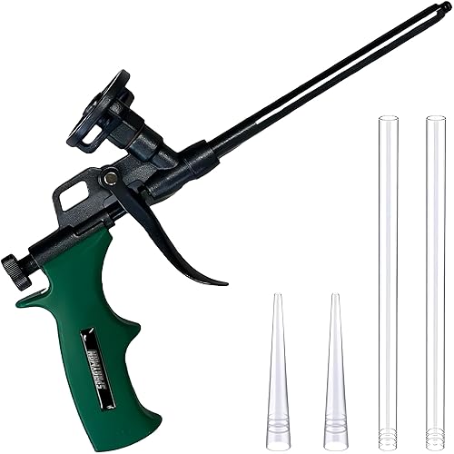 Pistola de dispensación de espuma Sprayman - (1 paquete) Espuma de spray de precisión para aislamiento y sellado, pistola de espuma expandible