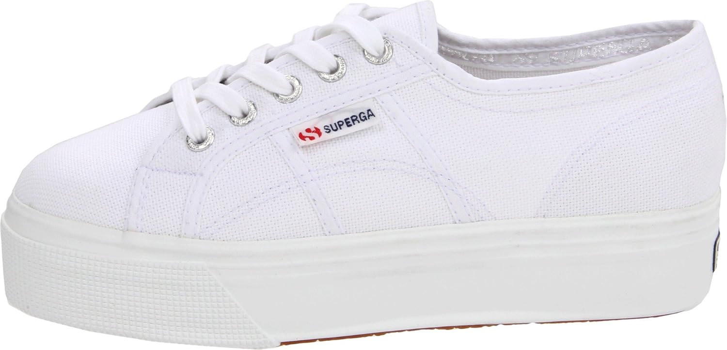 Superga womens 2790 Acotw Platform Fashion Sneaker, White, 10.5 US