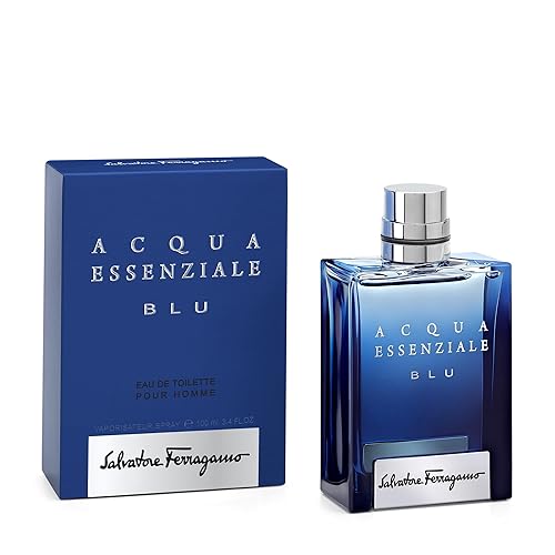 Miniatura 3 de Salvatore Ferragamo Acqua Essenziale Blu Eau de Toilette Spray para hombres 17 oz