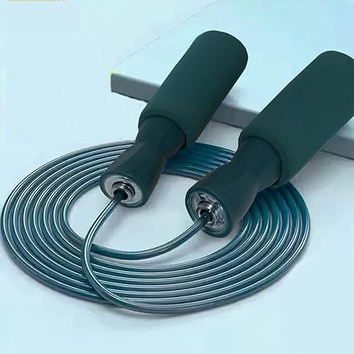 Cuerda de salto ajustable sin enredos de 9.8 pies, para ejercicio, fitness, para adultos, quema de grasa profesional para fitness y pérdida de peso