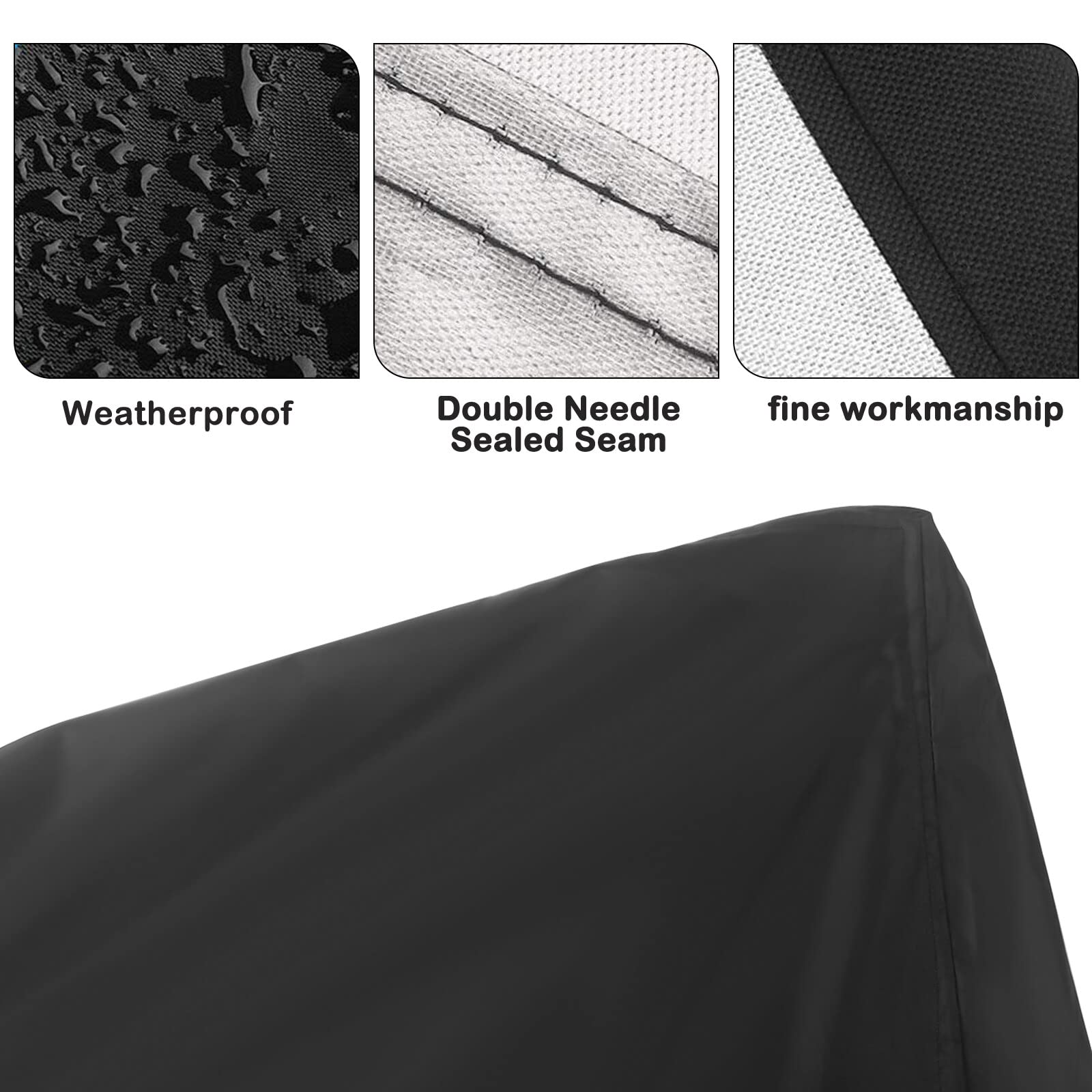 Housse De Barbecue Imperméable Et Coupe-vent, Tissu Oxford 210D, Anti