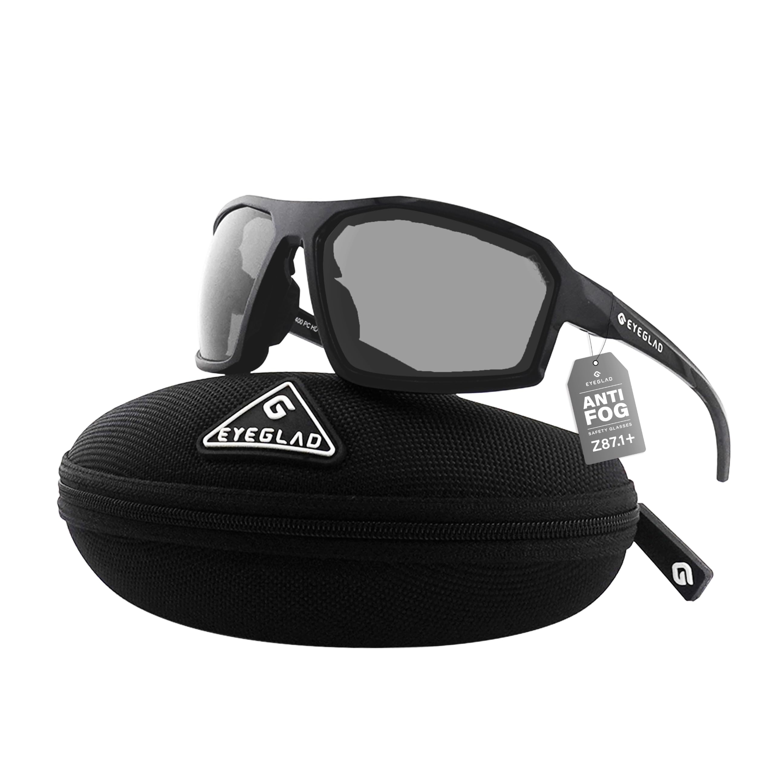 REV Z87+ Gafas de montar en moto HD High Contrast UV400 Phantom Grey Wrap Gafas de sol para hombre y mujer