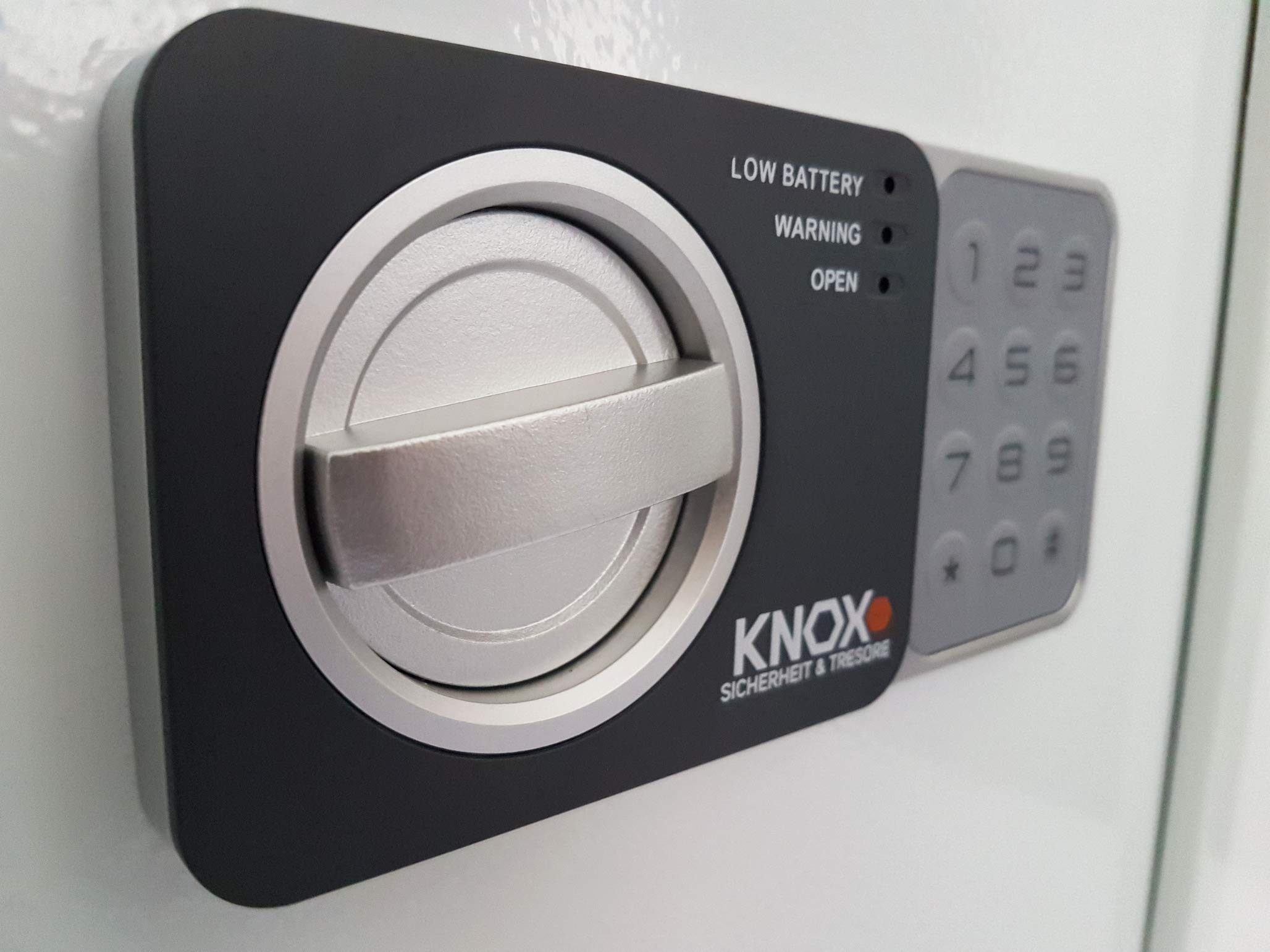 KNOXSAFE KEYLOCKER 2 Schlüsseltresor Schlüsselkasten Tresor für 48 Schlüssel inkl. Schlüsselanhänger, Weiss HxBxT: 36 x 30 x 10 cm 7,5 kg