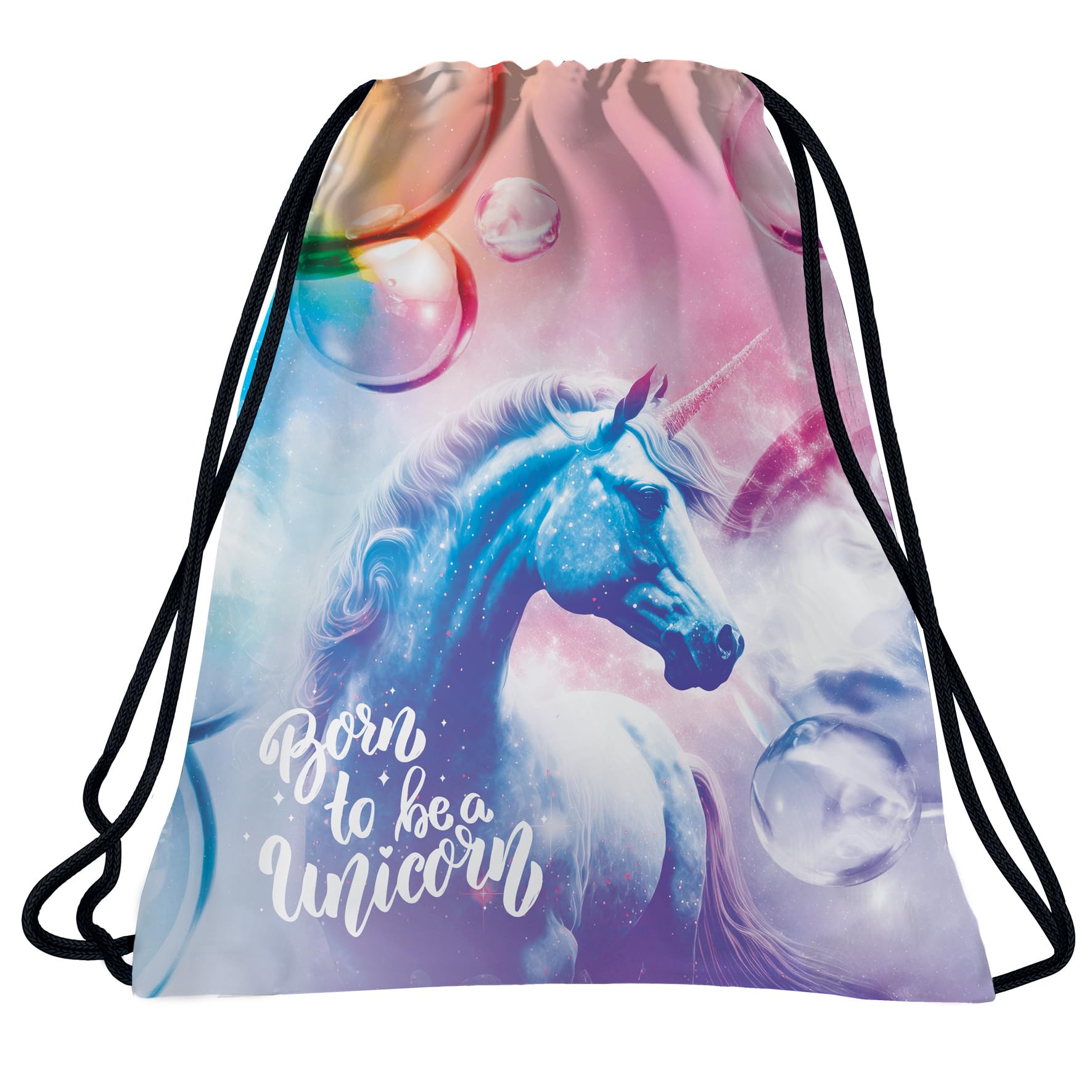 Goldkids - Mochila escolar para niños y niñas, juego de 4 - Mochila escolar para niños con bolsa de zapatos, estuche con equipamiento- cuaderno de deberes - diseño de unicornio - 1-3 clases, Juego de